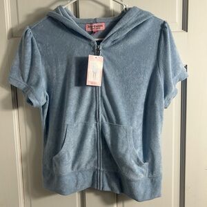 Juicy Couture NWT Light Blue Terry Hoodie